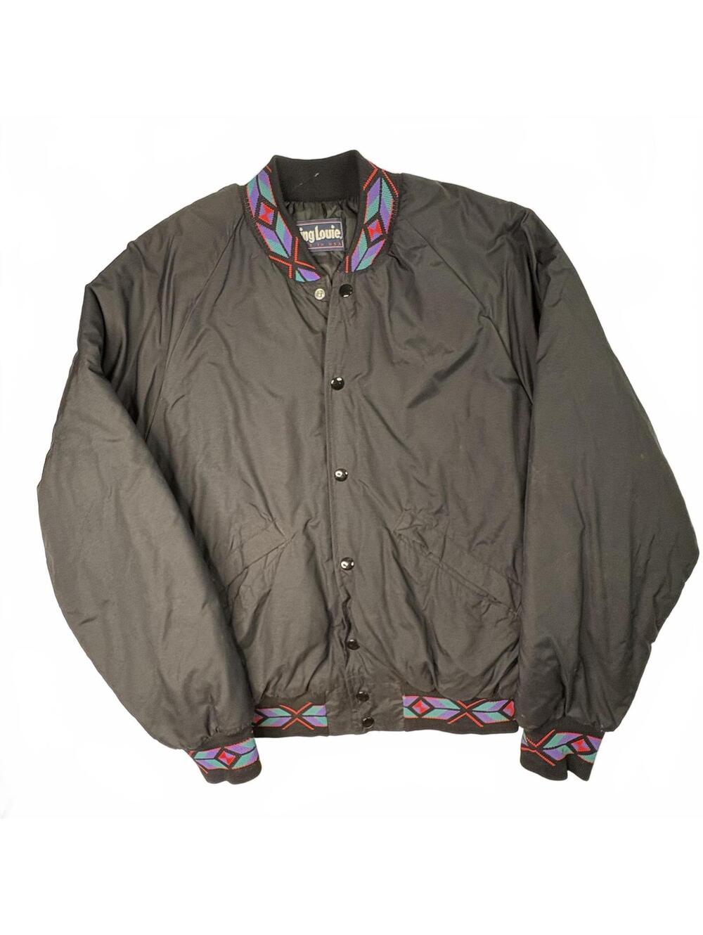 Vintage King Louie Lazy K Riding Club Bomber Jacket M